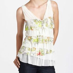 ANTHROPOLOGIE | Made In San Francisco Ruffle Top